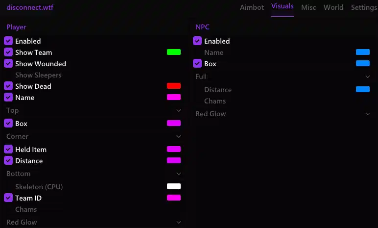 Disconnect External Rust